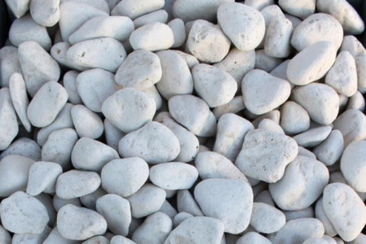 Белая галька галтовка (20-40 мм.)  купить в Волгограде от производителя, без посредников